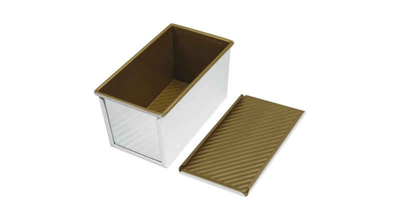 450g Corrugated Bread Pan(Golden&Non-stick)-W/O Lid