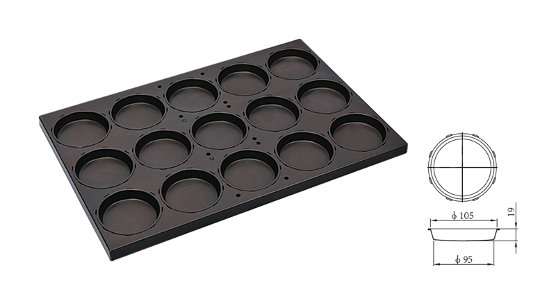 Round Cake Mould-15 Indents