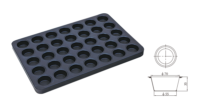 Round Cake Mould-35 Indents