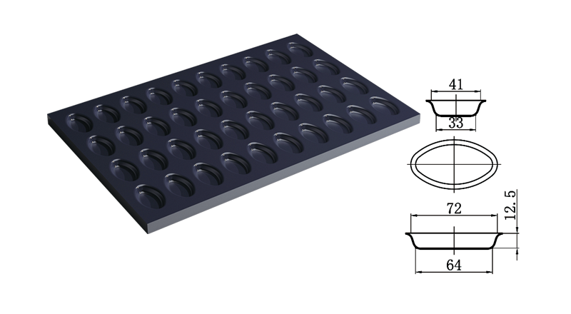Croissant Mould-40 Indents